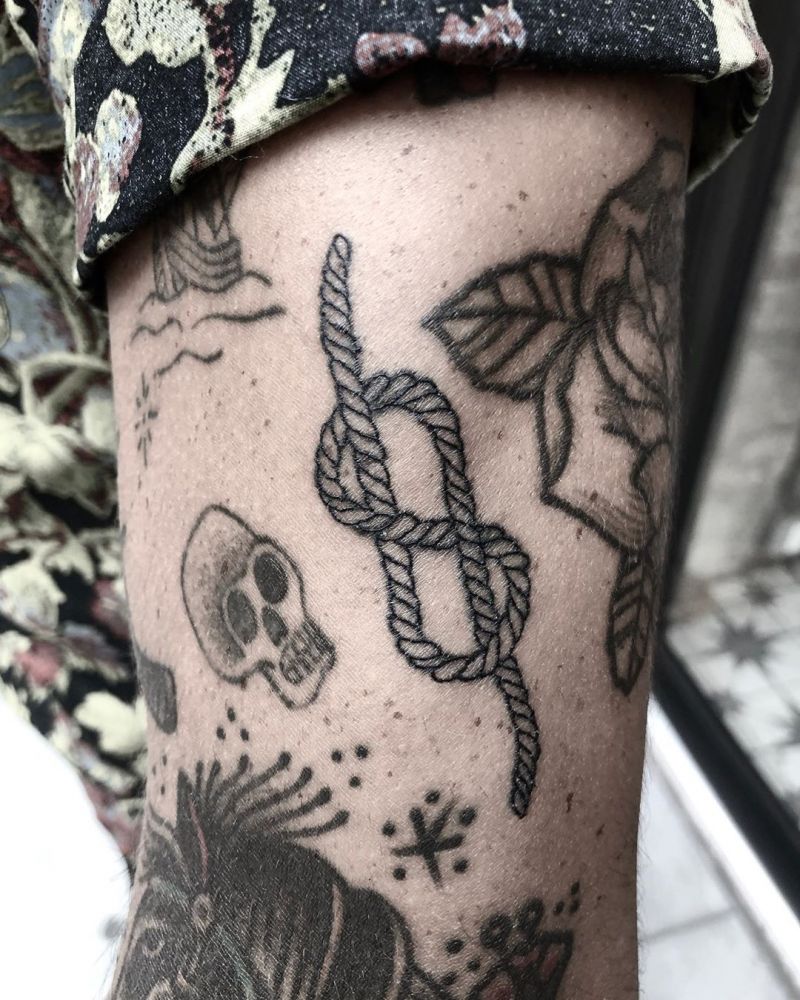 30 Pretty Rope Tattoos Make You Charming