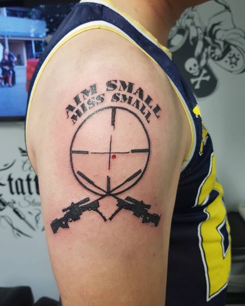 30 Superb Sniper Tattoos You Will Love