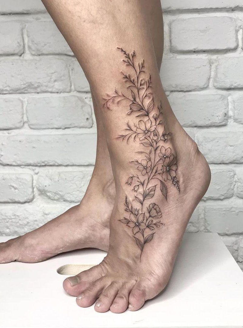 30 Pretty Wildflower Tattoos to Inspire You