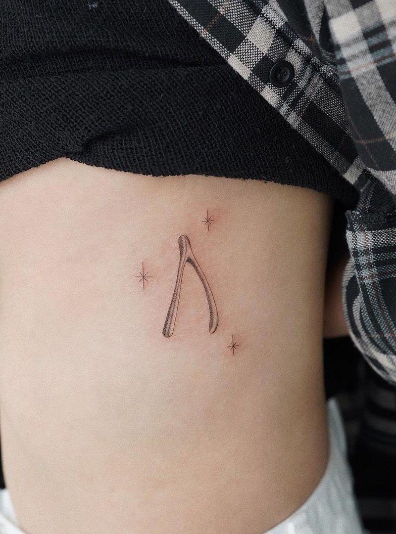 30 Pretty Wishbone Tattoos Bring You Good Luck