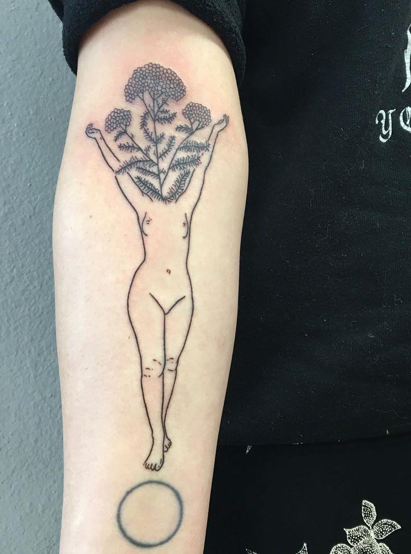 30 Pretty Yarrow Tattoos You Will Love