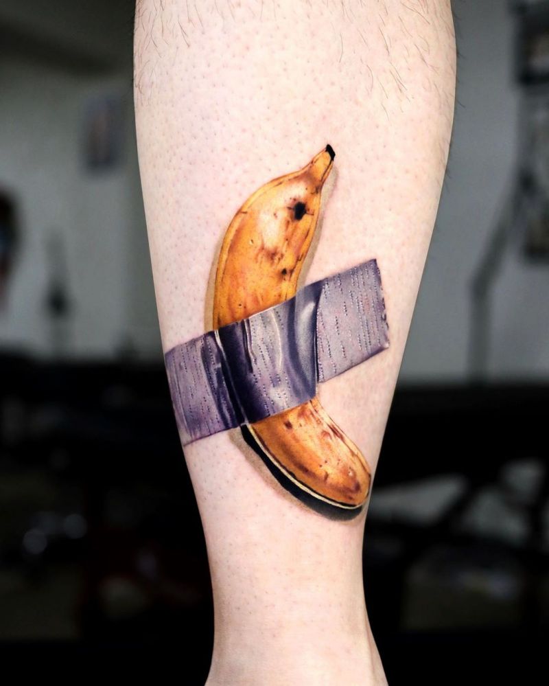 30 Pretty Banana Tattoos You Will Love