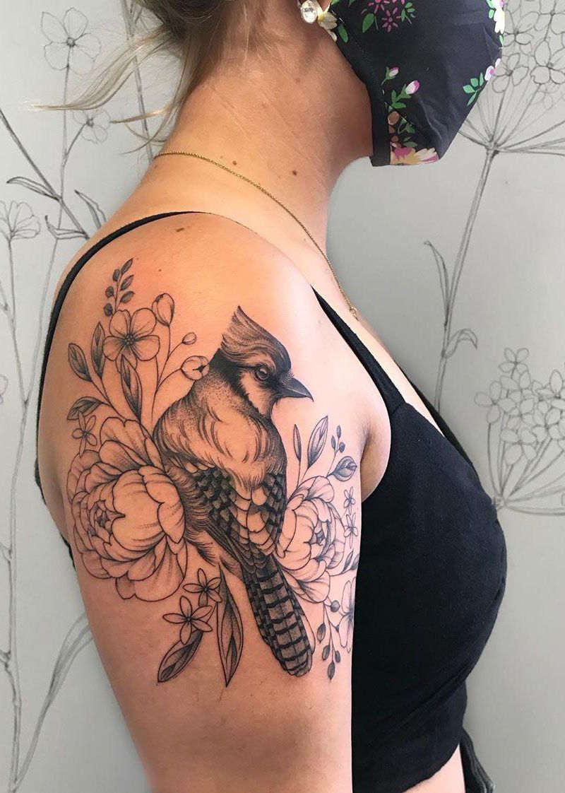 30 Pretty Bluejay Tattoos You Must Try