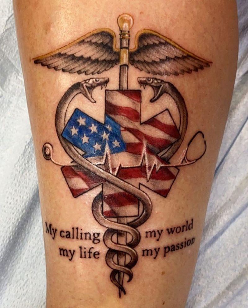 30 Pretty Caduceus Tattoos Make You Brave