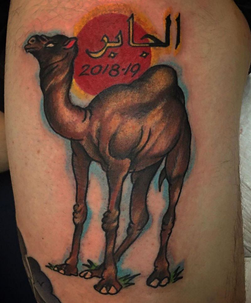 30 Pretty Camel Tattoos to Inspire You