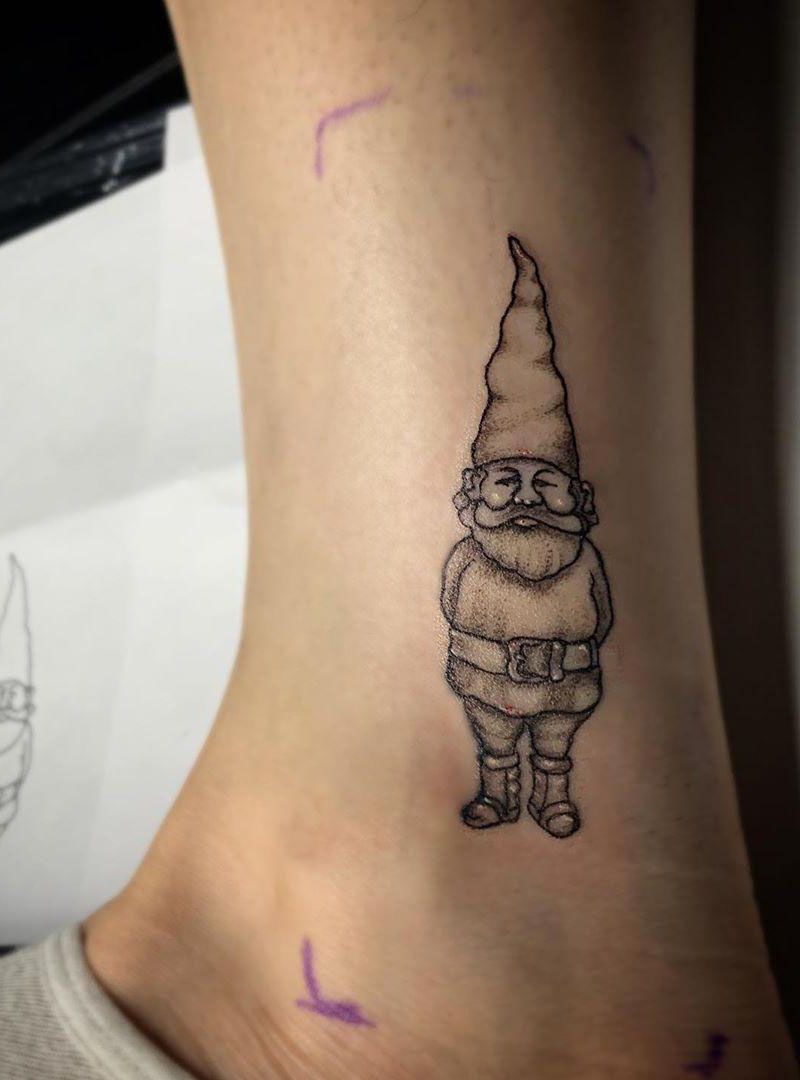 30 Cute Gnome Tattoos You Will Love