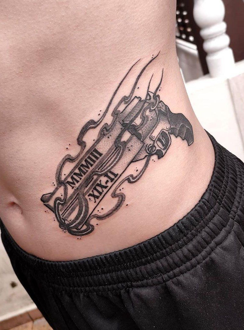 30 Pretty Gun Tattoos Enhance Your Personality