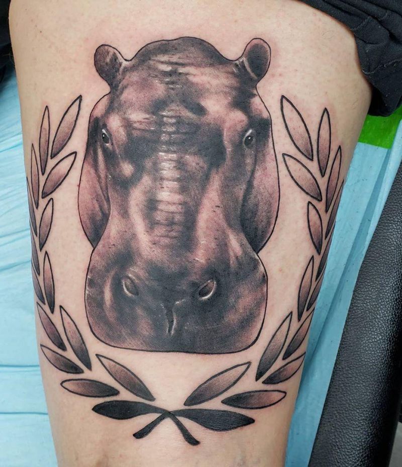 30 Perfect Hippo Tattoos Make You Attractive