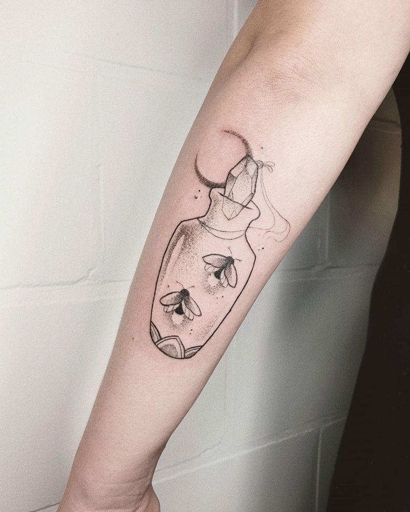 30 Pretty Jar Tattoos Make You Attractive