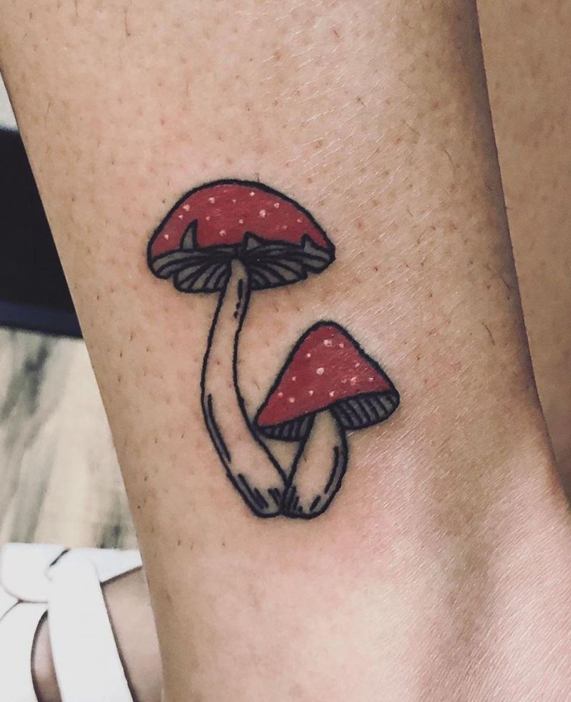 30 Pretty Mushroom Tattoos Improve Your Temperament