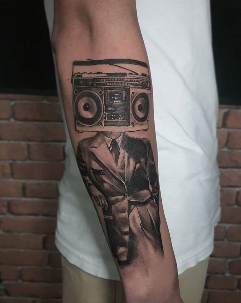 30 Pretty Radio Tattoos to Inspire You