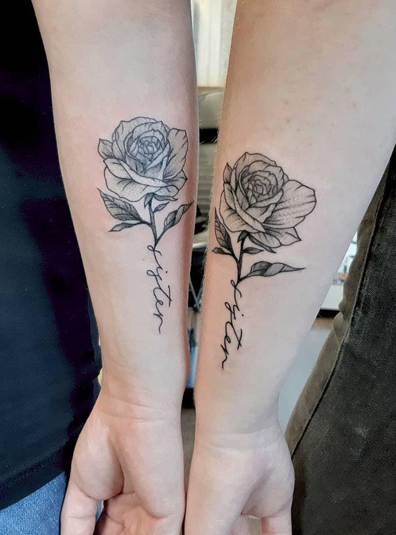 30 Pretty Sister Tattoos Let You Always Miss Each Other