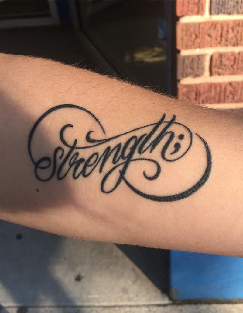 30 Pretty Strength Tattoos Improve Your Temperament