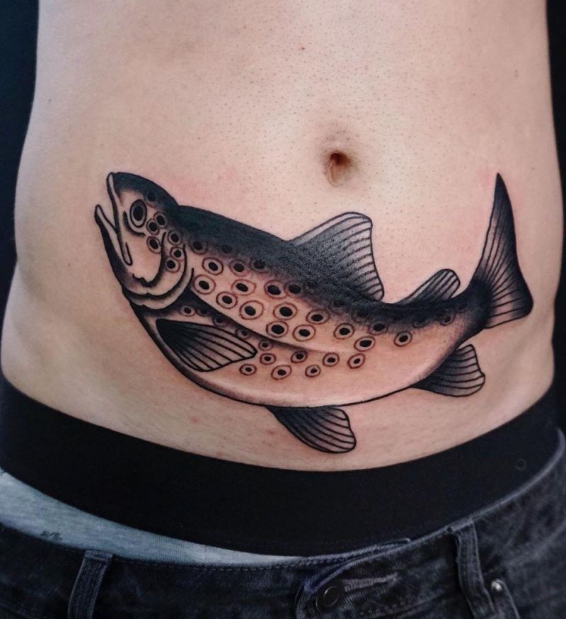 30 Elegant Trout Tattoos for Your Inspiration