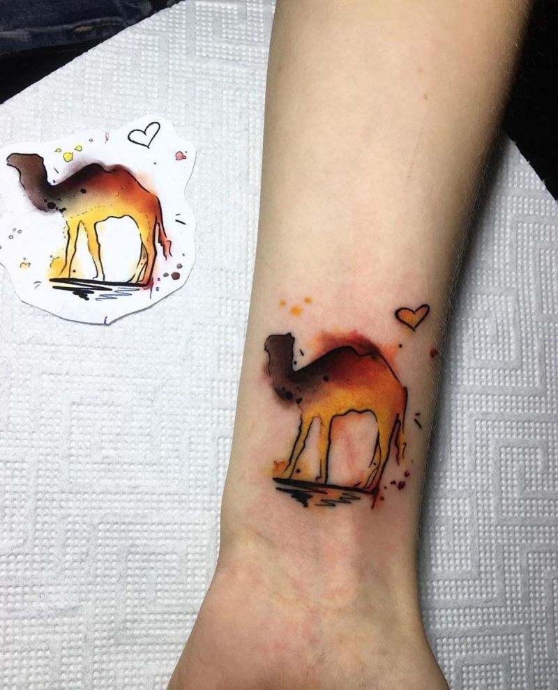 30 Pretty Camel Tattoos to Inspire You