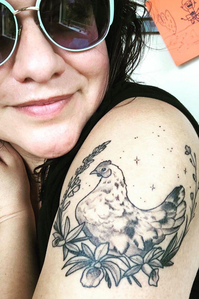 30 Cute Chicken Tattoos to Inspire You