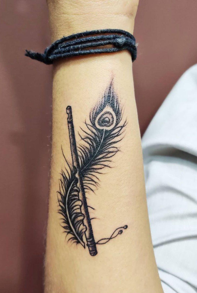 30 Pretty Flute Tattoos Show Your Temperament