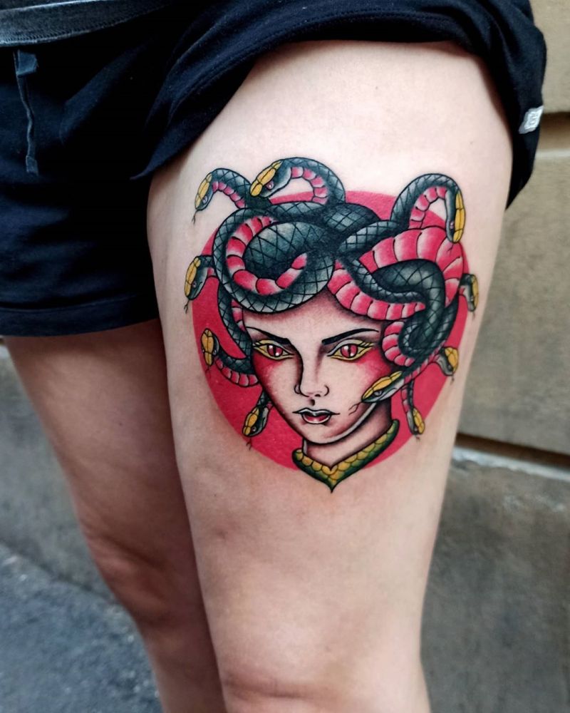 30 Pretty Gorgon Tattoos You Will Love