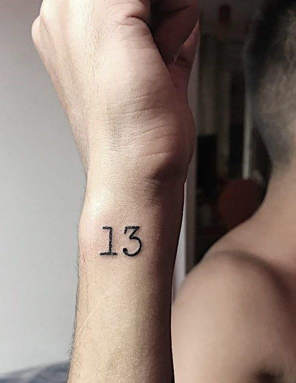 30 Pretty Number Tattoos You Will Love