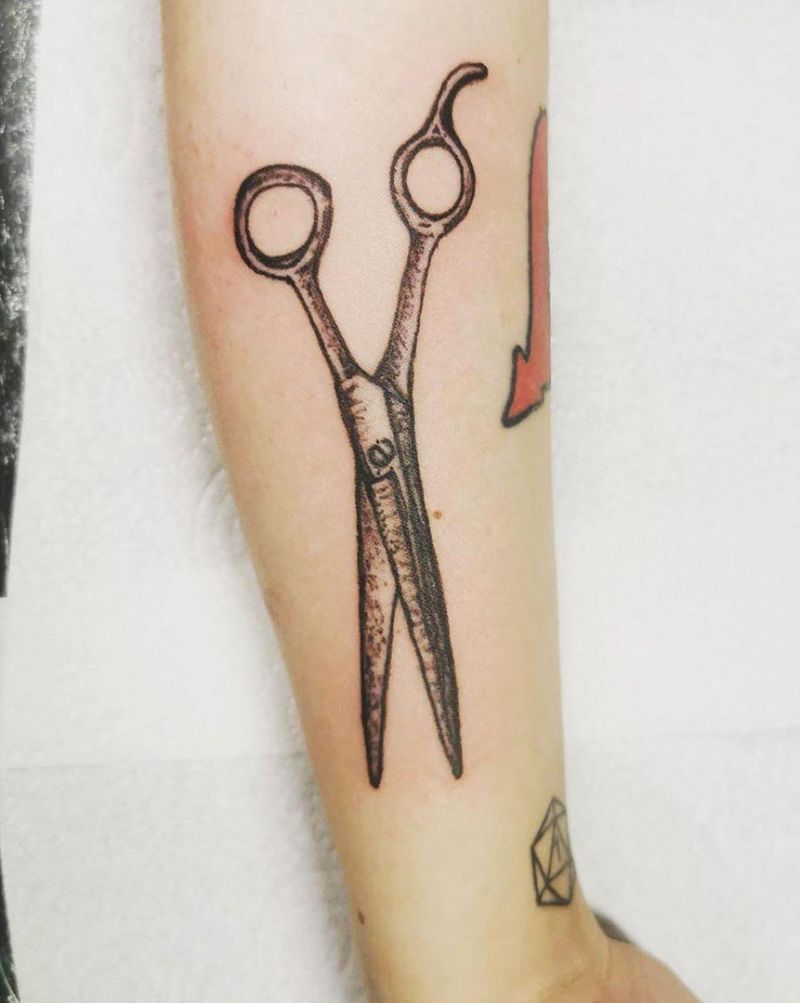 30 Pretty Scissor Tattoos Make You Very Attractive