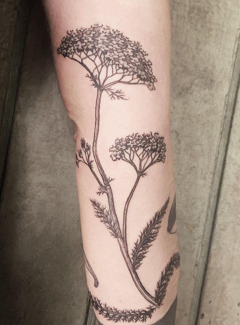 30 Pretty Yarrow Tattoos You Will Love