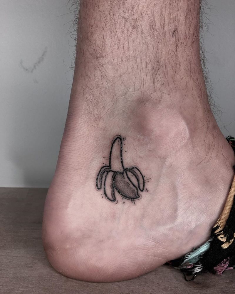 30 Pretty Banana Tattoos You Will Love