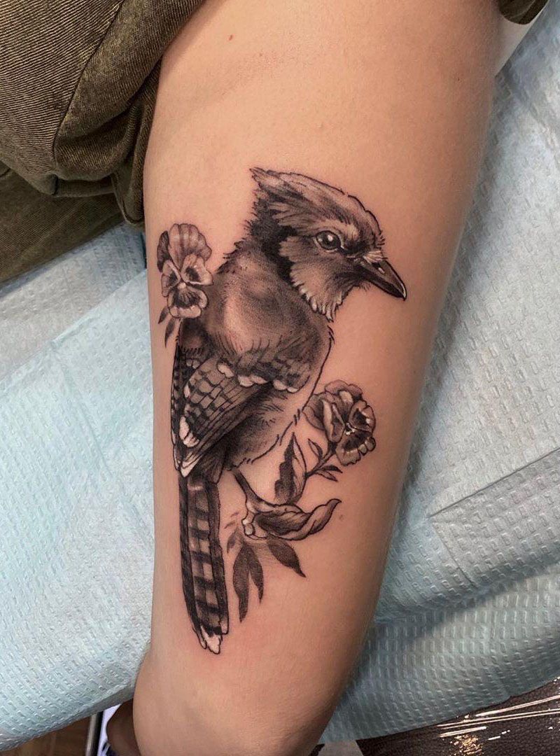 30 Pretty Bluejay Tattoos You Must Try