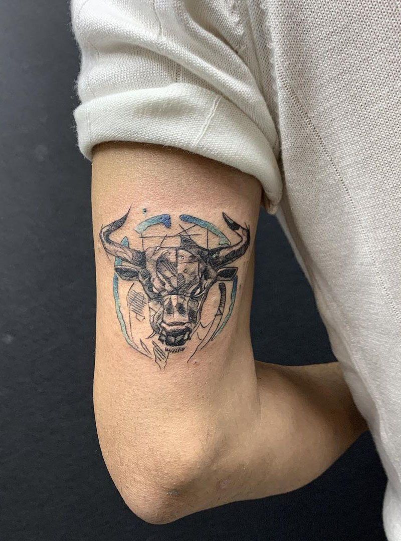 30 Pretty Bull Tattoos You Will Love