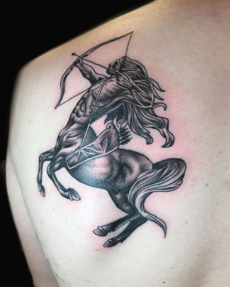 30 Pretty Centaur Tattoos Improve Your Temperament