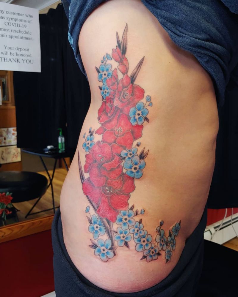 30 Pretty Gladiolus Tattoos Enhance Your Personality