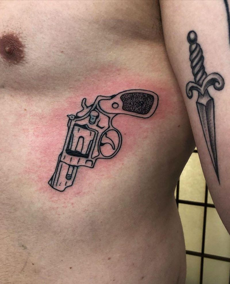 30 Pretty Gun Tattoos Enhance Your Personality