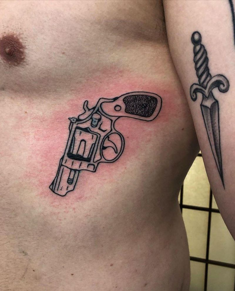 30 Pretty Gun Tattoos Enhance Your Personality