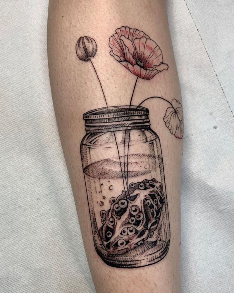 30 Pretty Jar Tattoos Make You Attractive