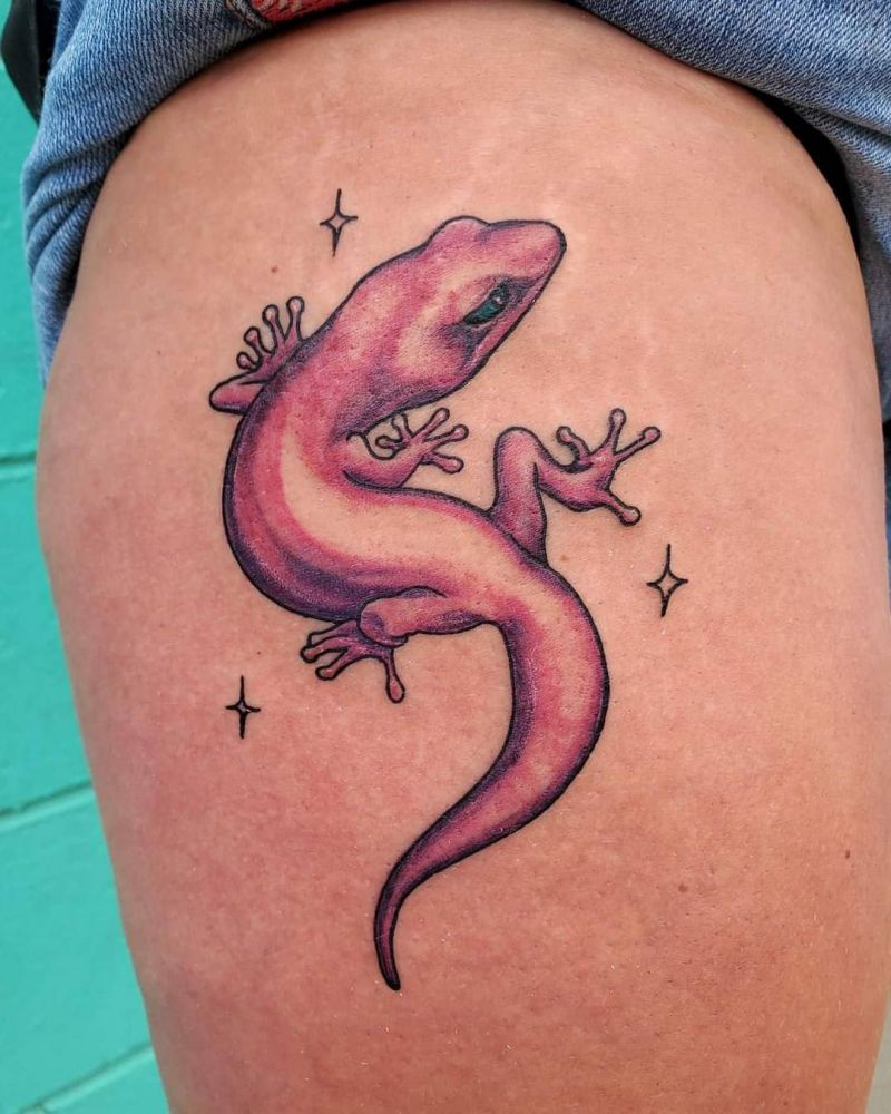 30 Pretty Lizard Tattoos Will Make You Want to Try