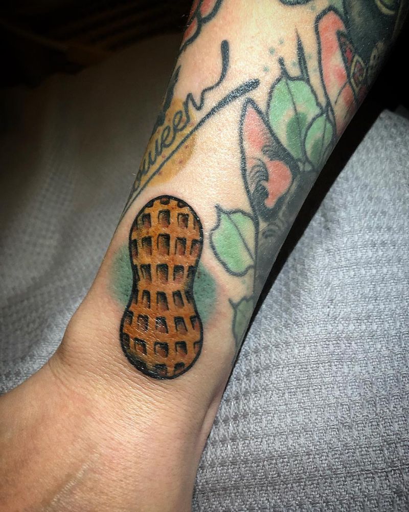 30 Cute Peanut Tattoos You Will Love