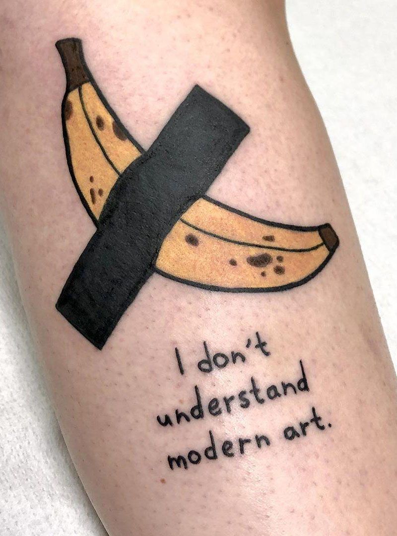 30 Pretty Banana Tattoos You Will Love