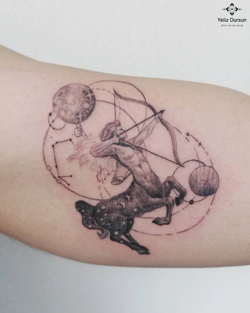 30 Pretty Centaur Tattoos Improve Your Temperament