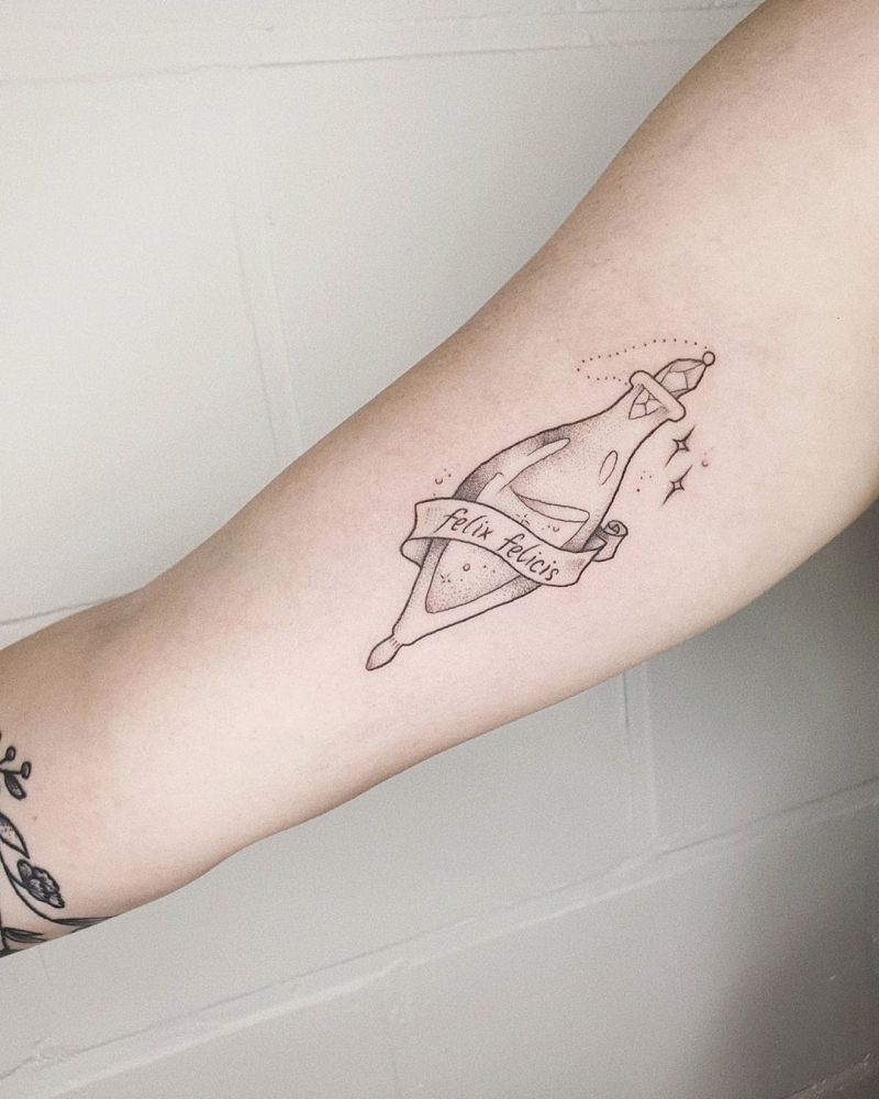 30 Pretty Felix Felicis Tattoos to Inspire You