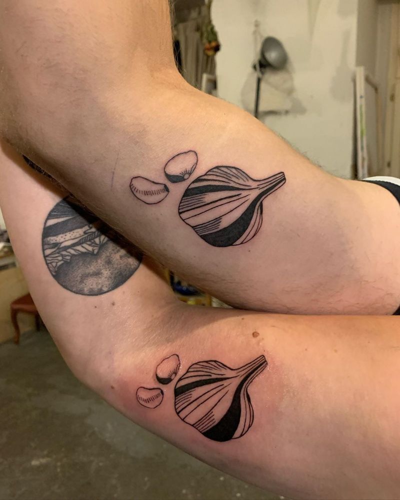 30 Pretty Garlic Tattoos to Inspire You