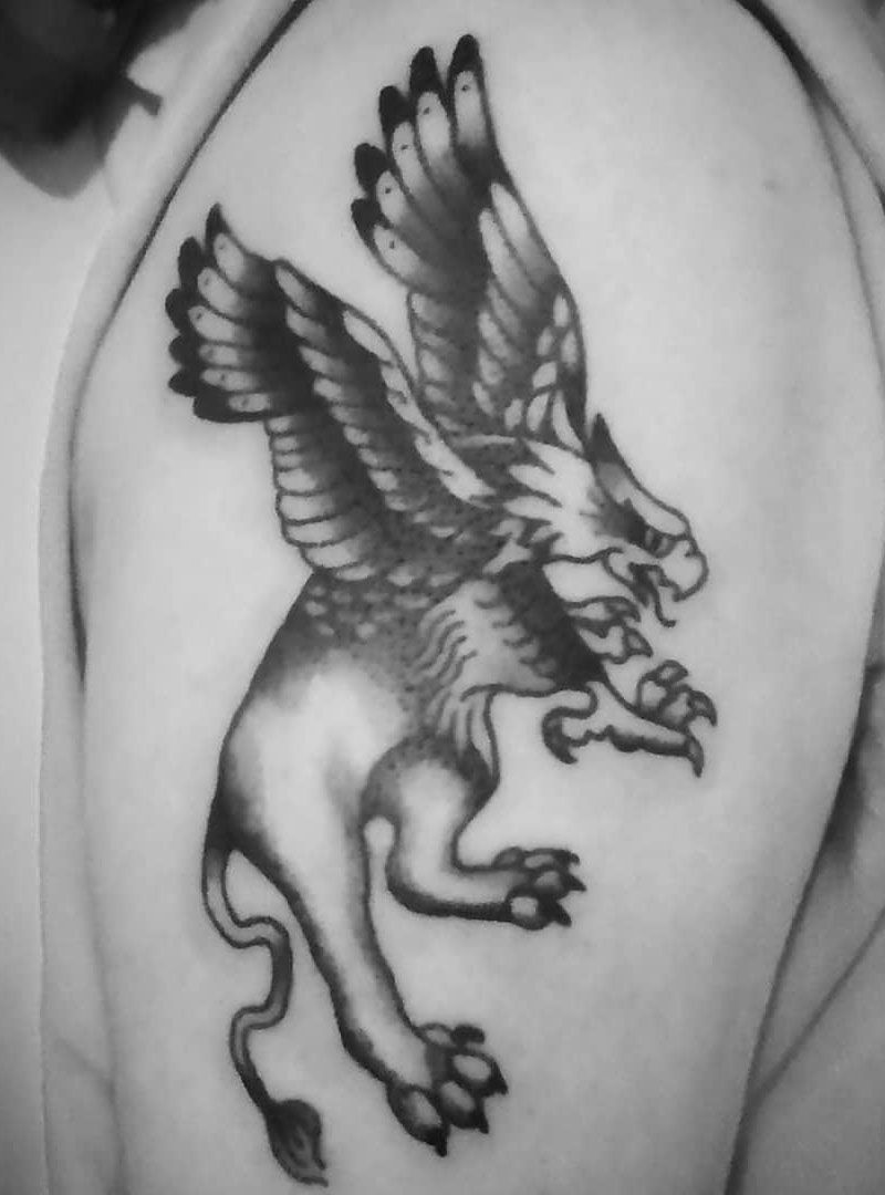 30 Pretty Griffin Tattoos Improve Your Temperament