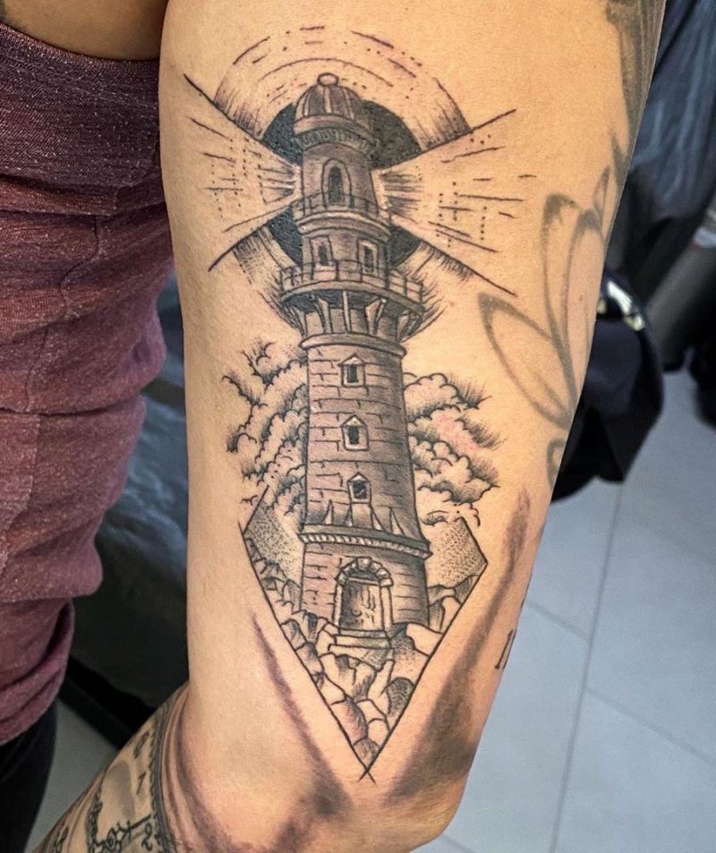 30 Stunning Lighthouse Tattoos Enhance Your Personality