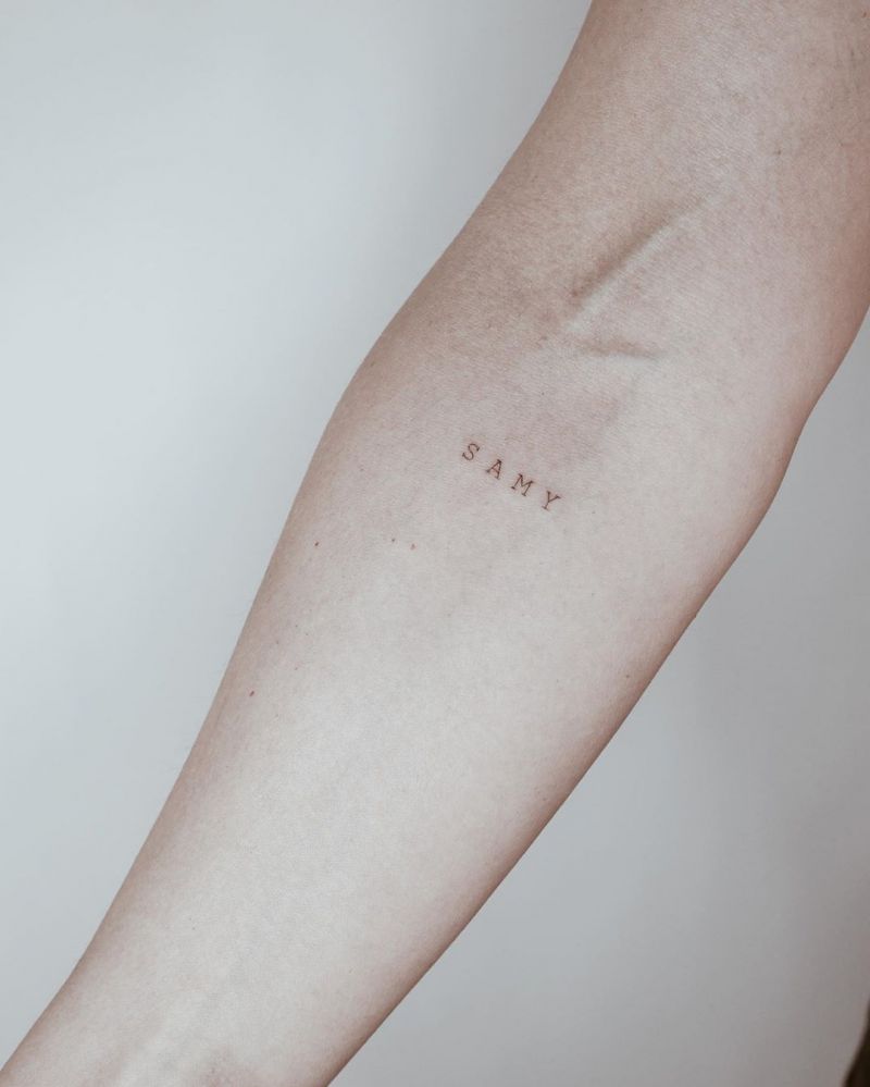 30 Pretty Name Tattoos Enhance Your Personality