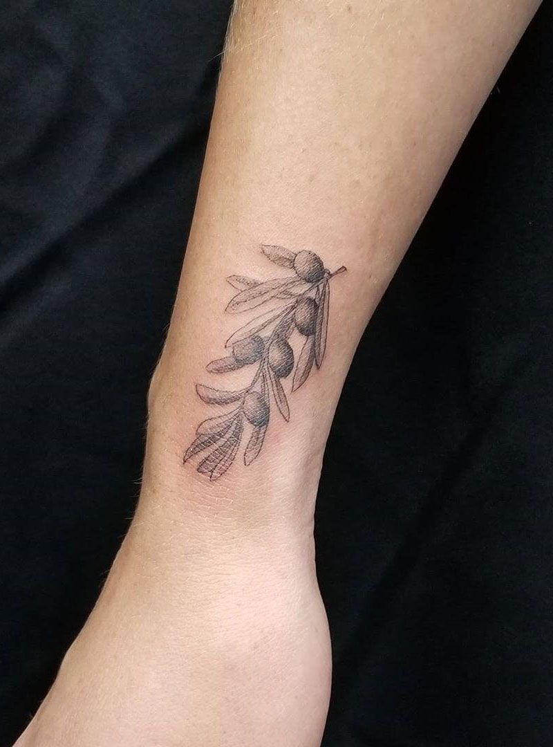 30 Pretty Olive Branch Tattoos You Will Love