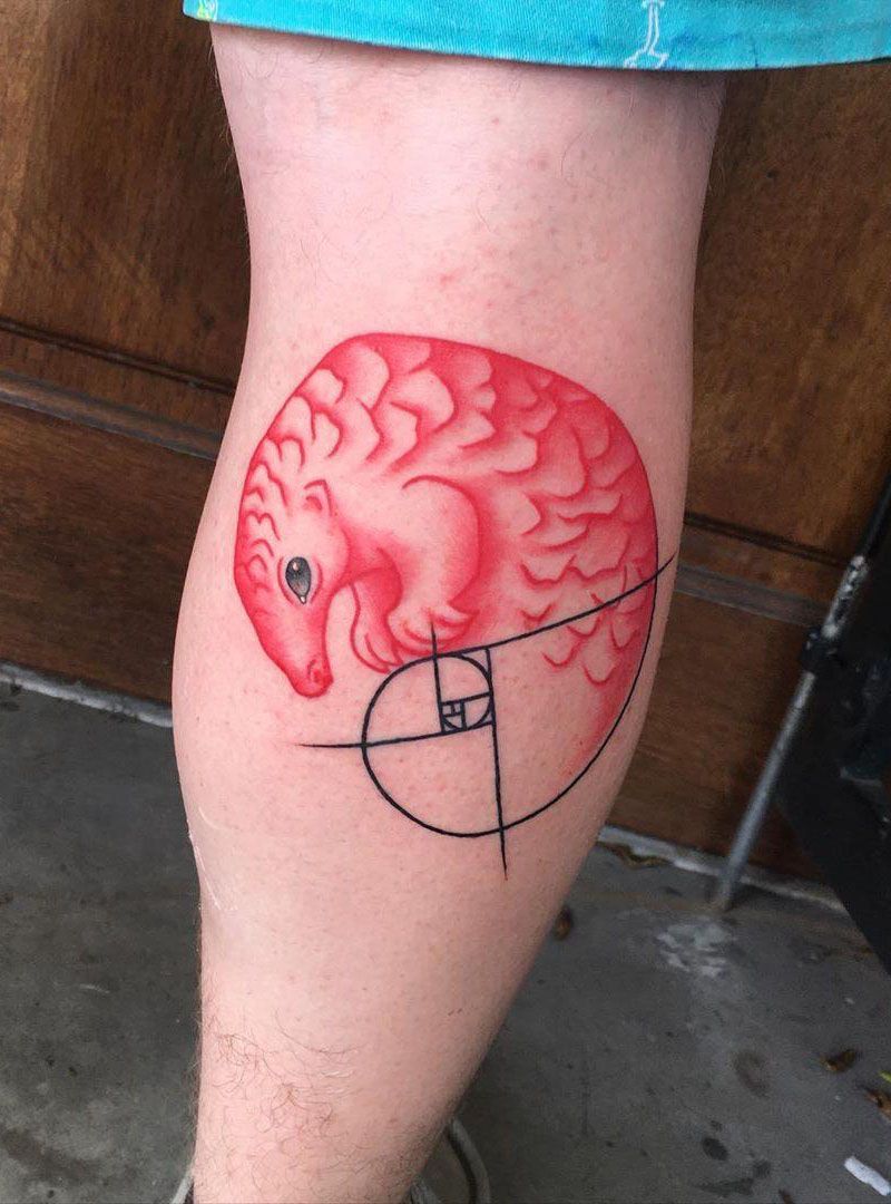 30 Pretty Pangolin Tattoos to Inspire You