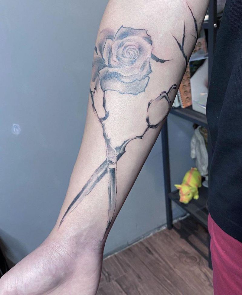 30 Pretty Scissor Tattoos Make You Very Attractive