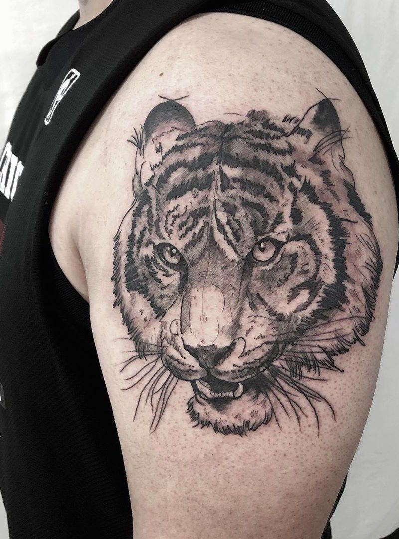 30 Pretty Tiger Tattoos Improve Your Temperament