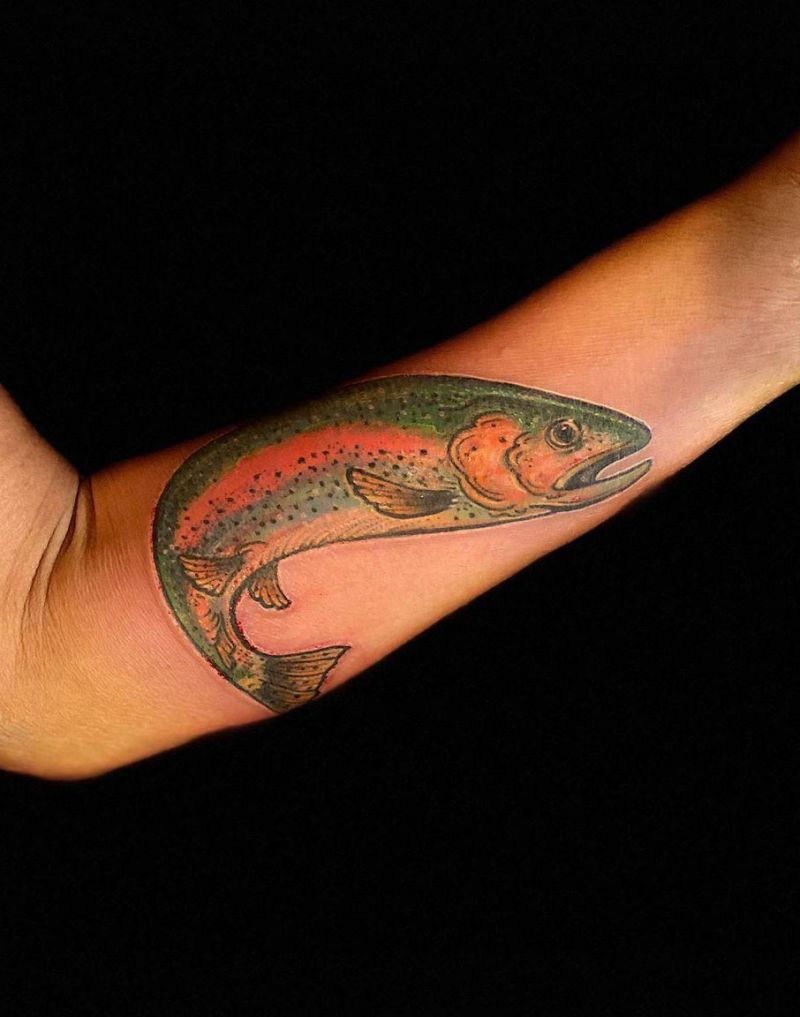 30 Elegant Trout Tattoos for Your Inspiration