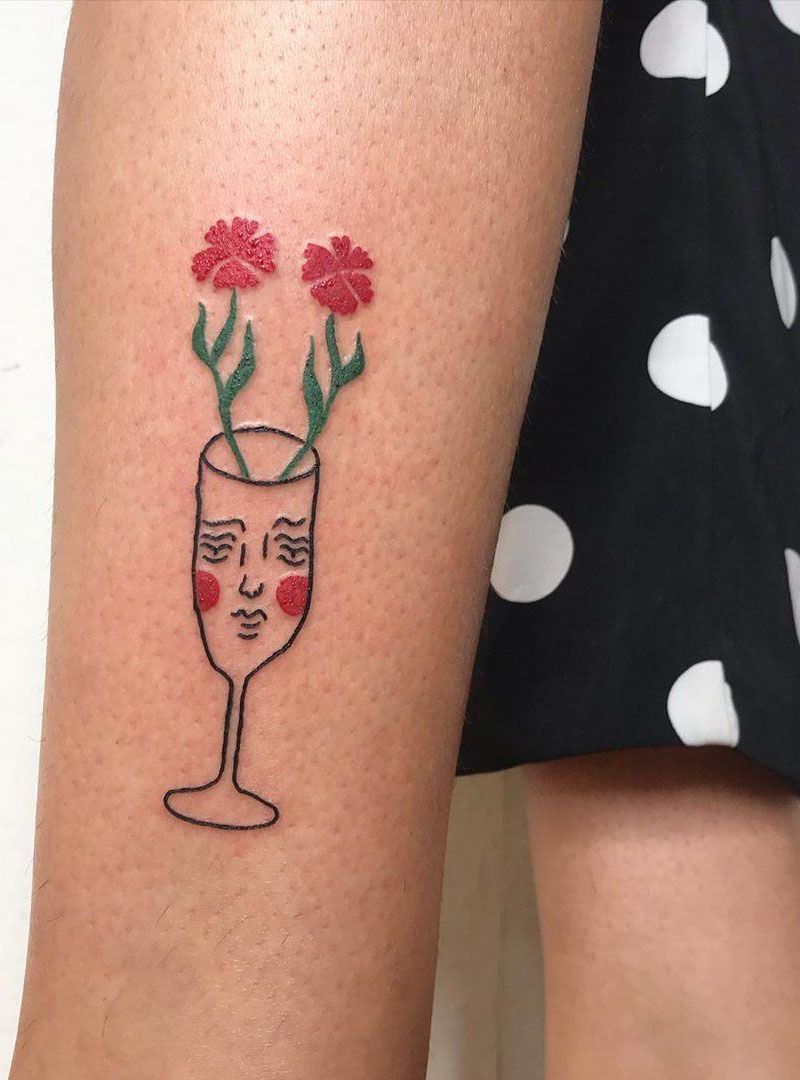 30 Pretty Vase Tattoos Improve Your Temperament