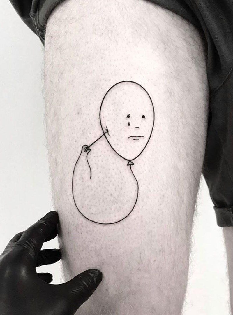 30 Pretty Balloon Tattoos to Inspire You