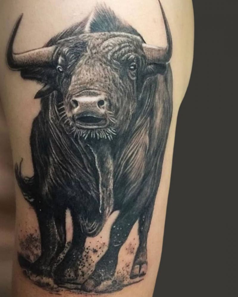 30 Pretty Bull Tattoos You Will Love